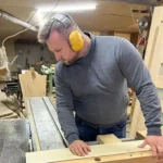 Rafał w stolarni Wood Line Zamość